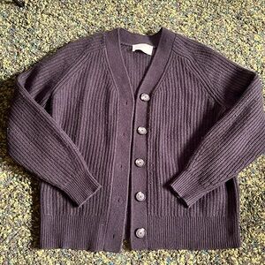 TRADED 🐃Everlane wool cardigan | black | xs